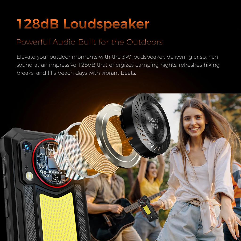 NEW OUKITEL WP53 PRO 4G Rugged Smartphone 6.52"  24GB+256GB 11000mAh 18W Android 15 NFC 50MP 128dB Speaker 36mm Cell Phone
