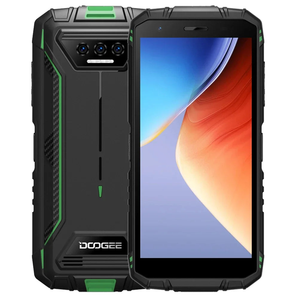 DOOGEE S41 Max 16GB 256GB Rugged Smartphone 6300mAh 13MP AI Triple Camera Cellphone NFC 4G Android 13 Mobile Phone