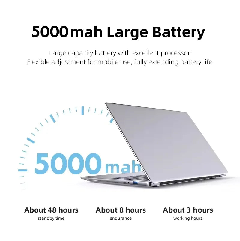 2025 Office Laptop Windows 11 intel i7-7500U/Intel Atom x7 A395014.1"  Notebook Computer 4K HD  12GB RAM 1/2TBSSD