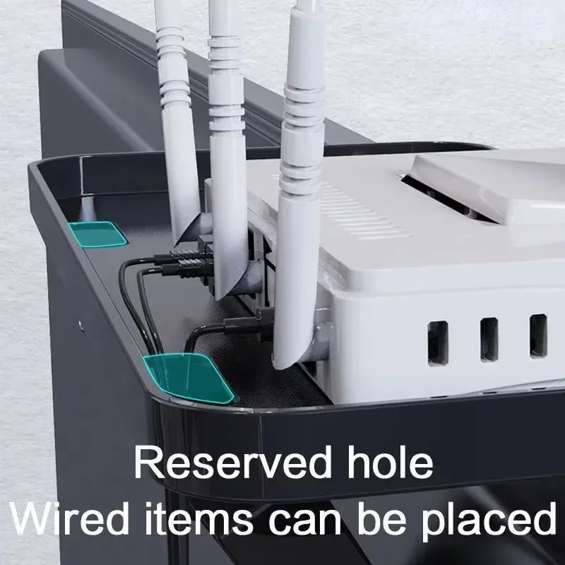 2pcsAdjustable Desktop Stand Foldable TV Screen Top Shelf Computer Monitor Box Router Office Set-Top Box Player Stand Home Suppl