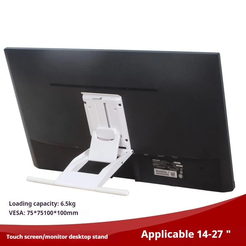 Universal Desktop Monitor Arm TV Stand for 14-27 Inch LCD LED Computer Display Touch Screen VESA Mount Support Metal Holder