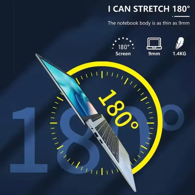 NEW 14.1'' Slim Office Laptop  Windows 11 Intel i7-7500U 12GB RAM 512GB 1TB SSD Intel ATOM X7 1920*1080 Office Study Computer PC