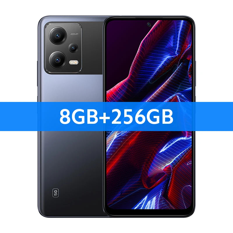 Global Version POCO X5 5G 128GB/256GB Cellphone 120Hz AMOLED DotDisplay Snapdragon 695 NFC 33W Fast Charging 48MP Camera