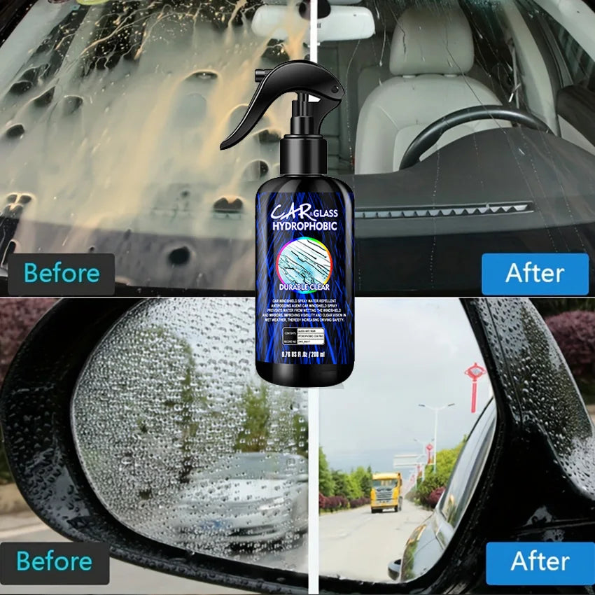 Water Repellent Spray Anti Rain Coating For Car Glass Hydrophobic Anti-rain Car Liquid Windshield Mirror Mask Auto Polish Kit