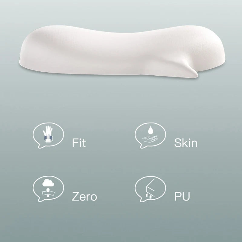 Chat Bubble Silicone Wrist Mouse Pad Keyboard Hand Rest Wrist Rest Palm Rest Wrist Pad Ergonomics White High Value Solid Color