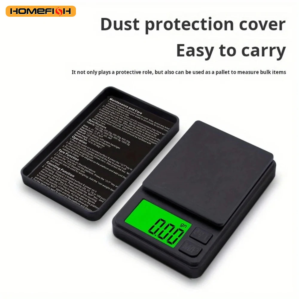 Digital Pocket Scale Weigh Gram Scale Accuracy 500g/0.01g Mini Jewelry Scale