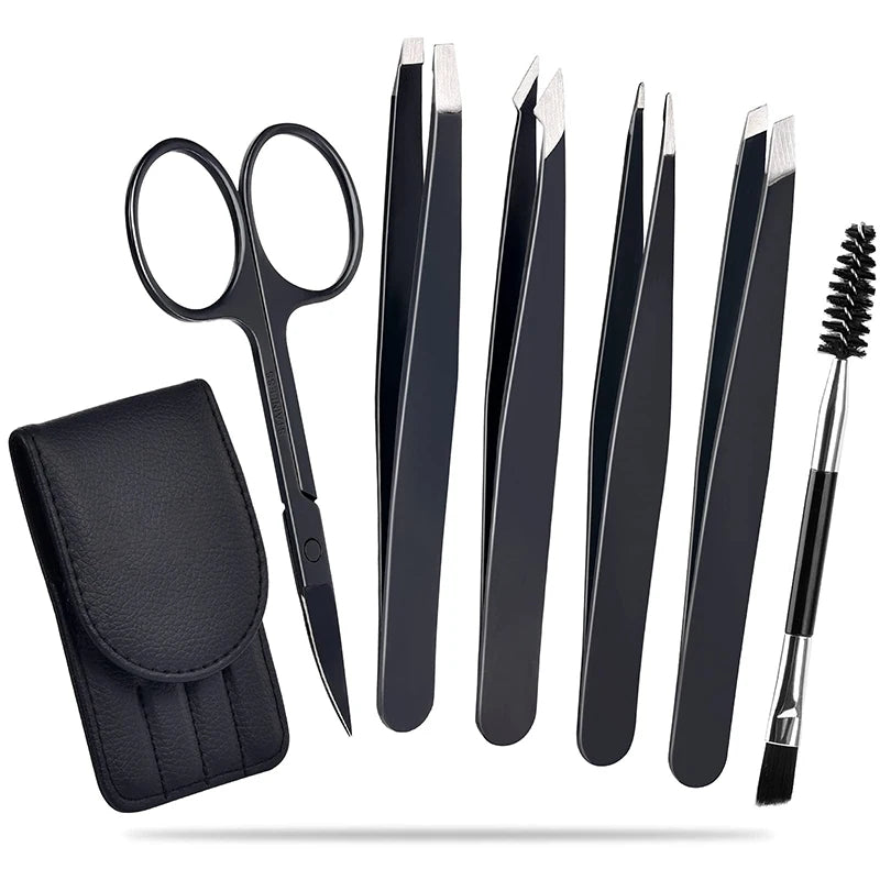 5pcs Professional-Grade Foot Care Kit with Stainless Steel Cuticle Scissors, Tweezers, and Nail Tools - Portable,Foot Care Tools