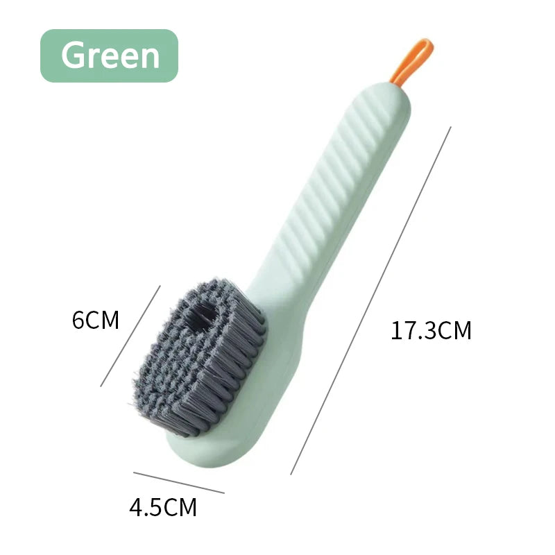 Cleaning Brush Soft Bristled Liquid Shoe Brush Long Handle Brush Clothes Brush Shoe Clothing Board Brush Household Cleaning