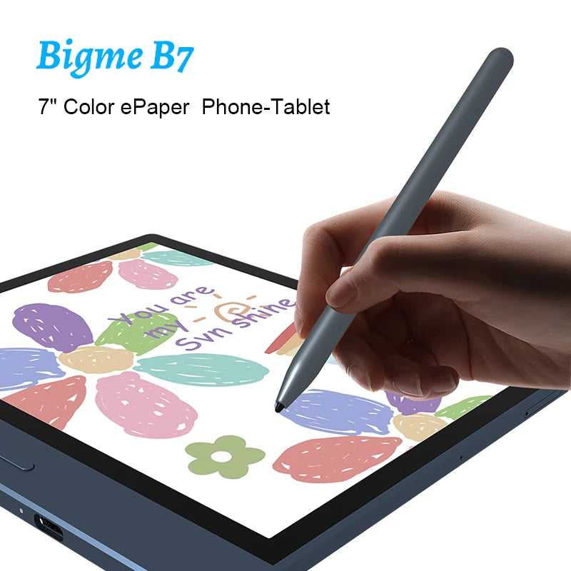 Bigme B7 ebook reader, 7'' e-ink ereader, 300PPI, 8+128GB, Android 14 open system, Handwritten e-book tablet w/ 5MP rear camera