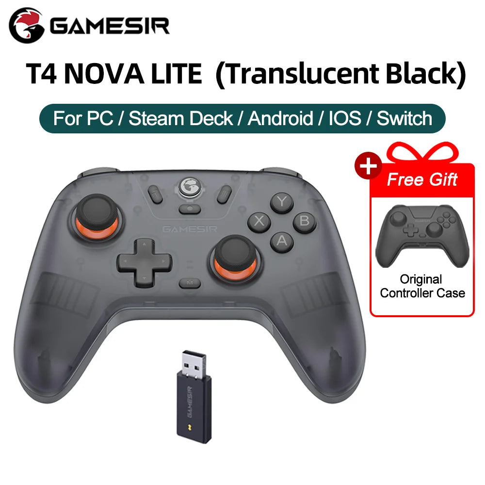 Gamesir Gamepads PC Switch 2 Controller Nova Lite Controle Hall Effective Joystick for Nintendo Switch Steam Android iOS Phone