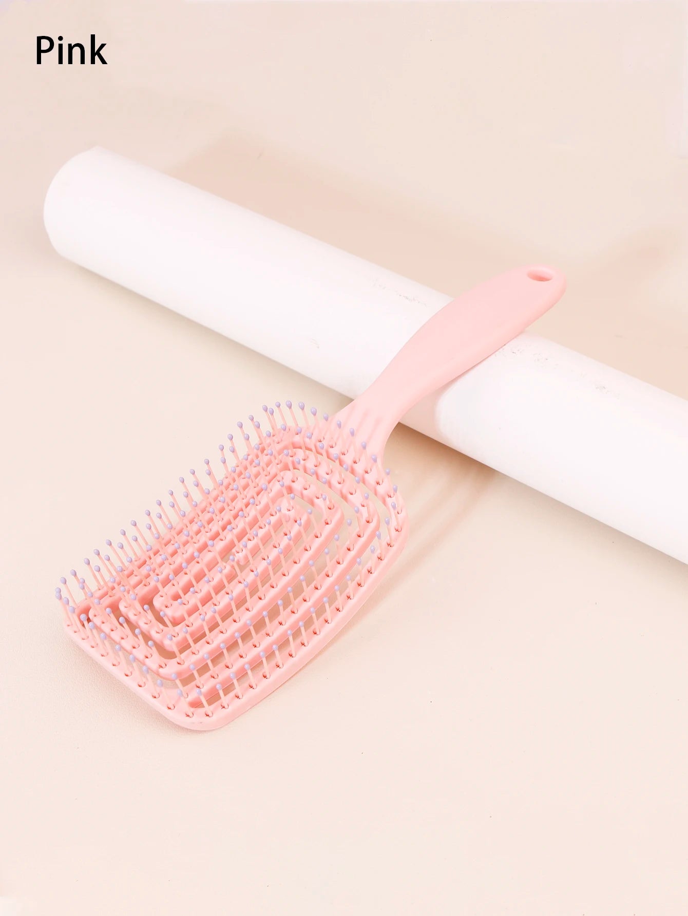1PCS tangled hair brush, dual-purpose dry and wet, women's bent hair brush, long, thick, thin, and curly, for daily hair care