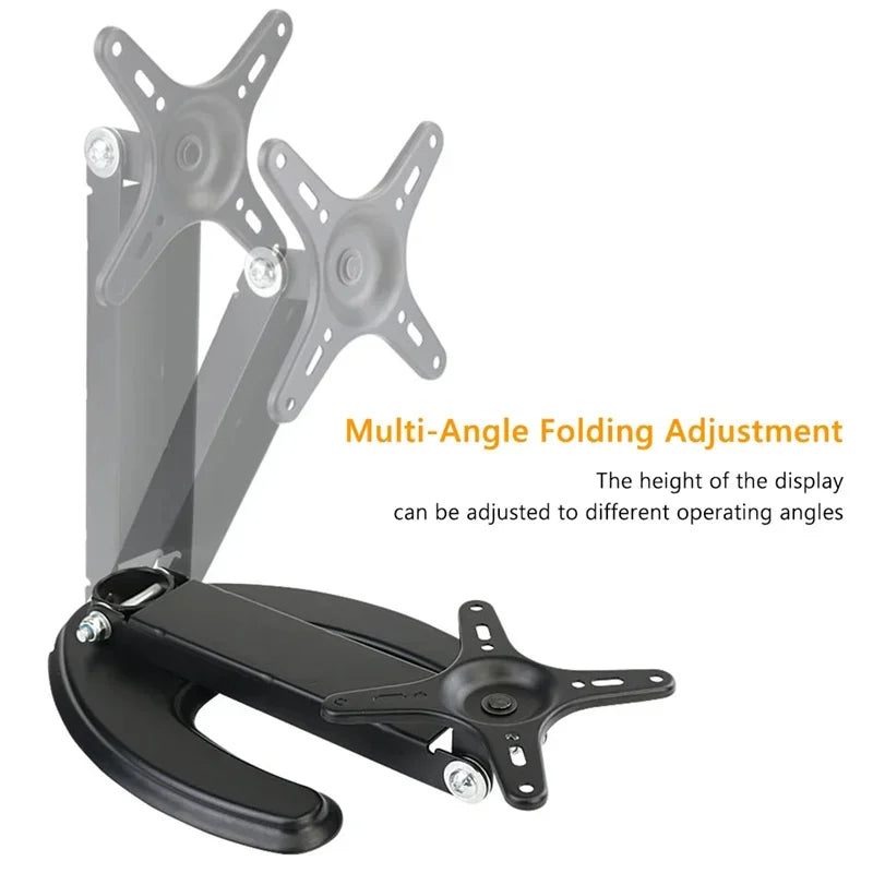 Portable Monitor Stand 14-29 inch Universal Rotating Foldable Desktop PC Display Base Bracket Adjustable Monitor Holder Support