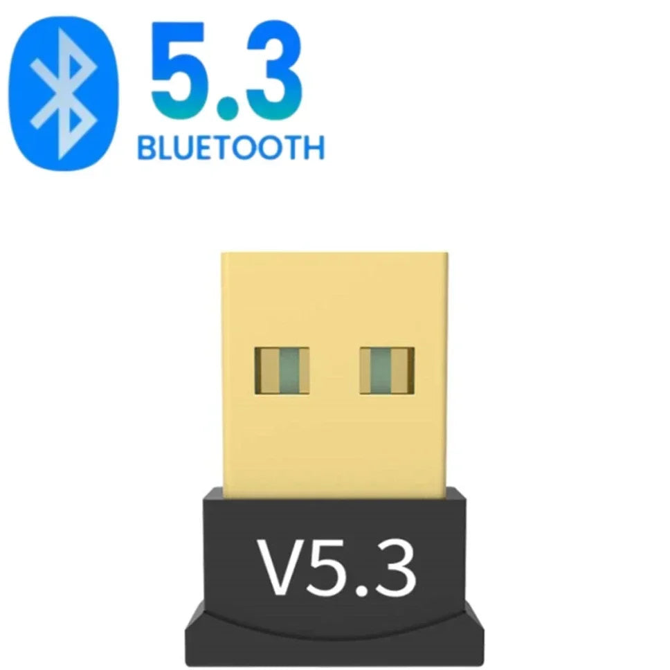 USB Bluetooth Adapter for Pc Usb Bluetooth 5.4/ 5.3/ 5.1/ 5.0 Dongle Receiver for Speaker Mouse Keyboard Music Audio Transmitter