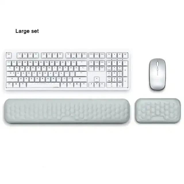 Keyboard wrist Rest Memory Foam Keyboard Mouse wrist Rest Ergonomic Design Wrist Pad for Computer Keyboard Laptop Wrist