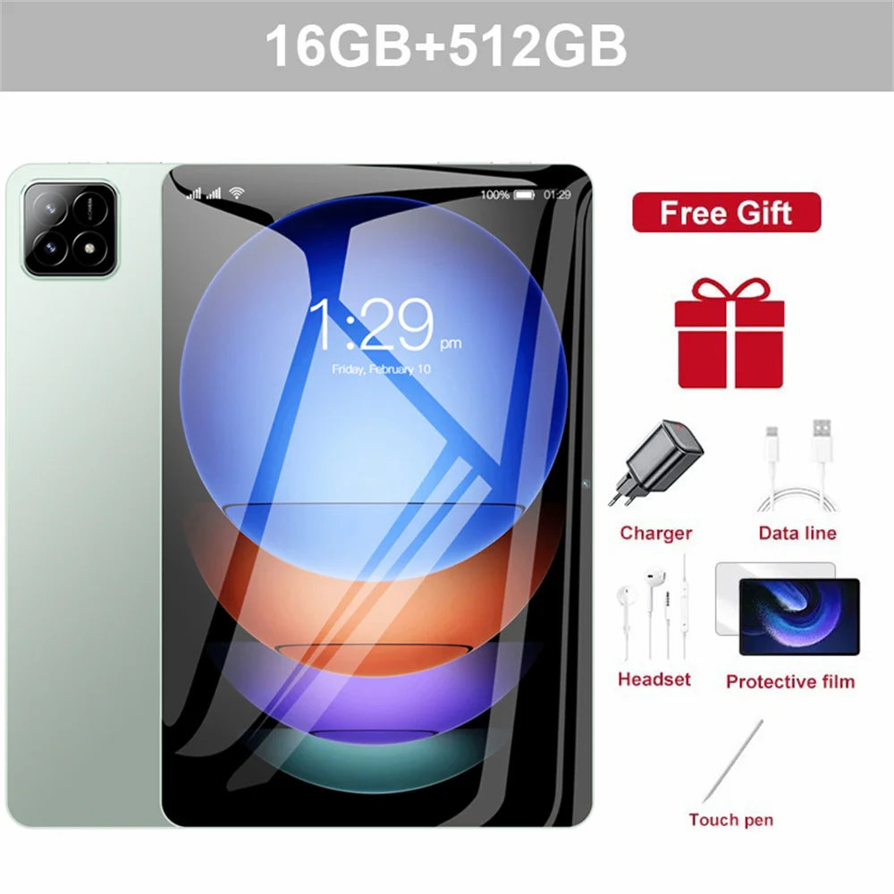 2025 Original Pad 7S Pro Tablet PC 11inch Snapdragon 8 gen3 Tab Android 14 22GB+2TB Tablets 20000mAh 5G Dual SIM WiFi GPS Google