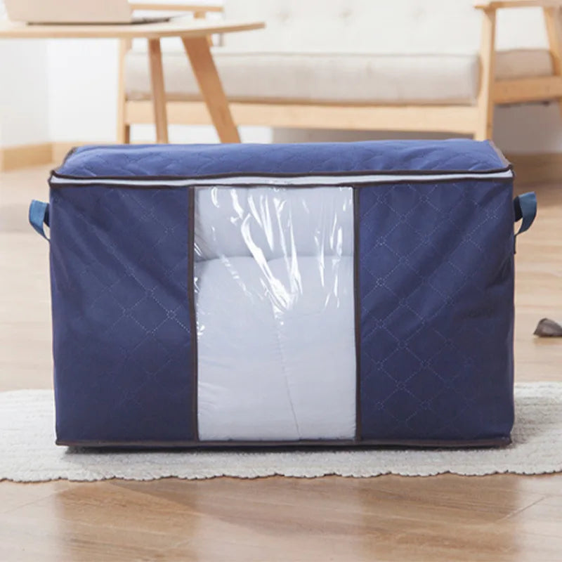 Large Capacity Multi-Purpose Storage Bag with Handles, Dustproof  Moisture-Resistant Odorless Non-Woven Fabric