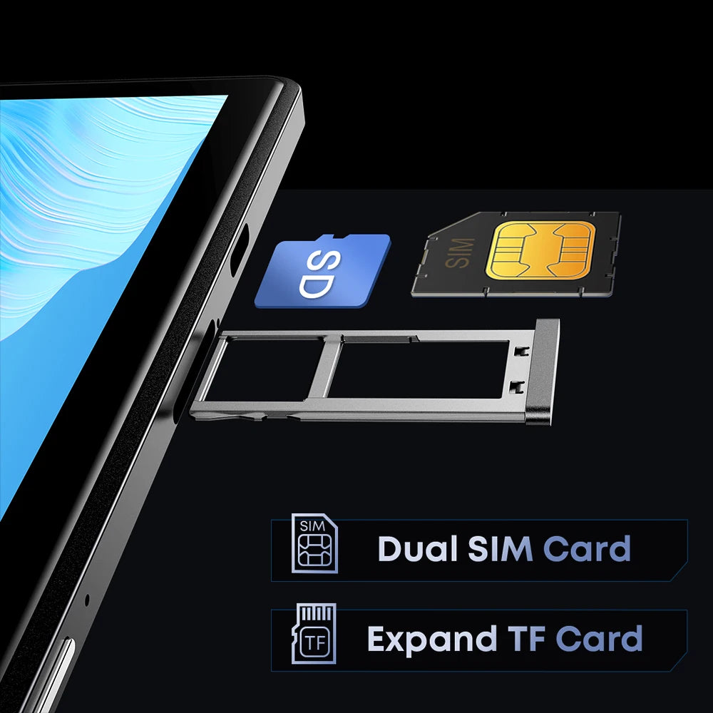 CHUWI Hi10 X Pro 10.1 Inch 800*1280 IPS Screen Unisoc T606 4GB RAM 128GB ROM Tablets 2.4G/5G Wifi Android 14 Tablet PC 7000mAh