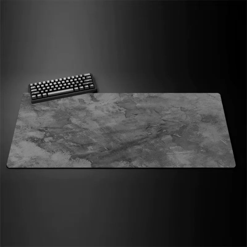 Gray mouse pad Large/Small overlocked mousepad xxl desktop keyboard table pad gray series game desk mat computer accessories