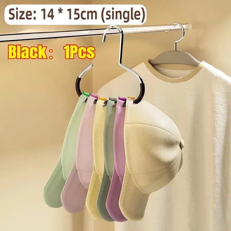 Versatile Round Hook - Perfect for Hats, Ties,Scarves & Bags, Strong Load-Bearing,Non-Deformable Durable Circle Ring Hat Hanger