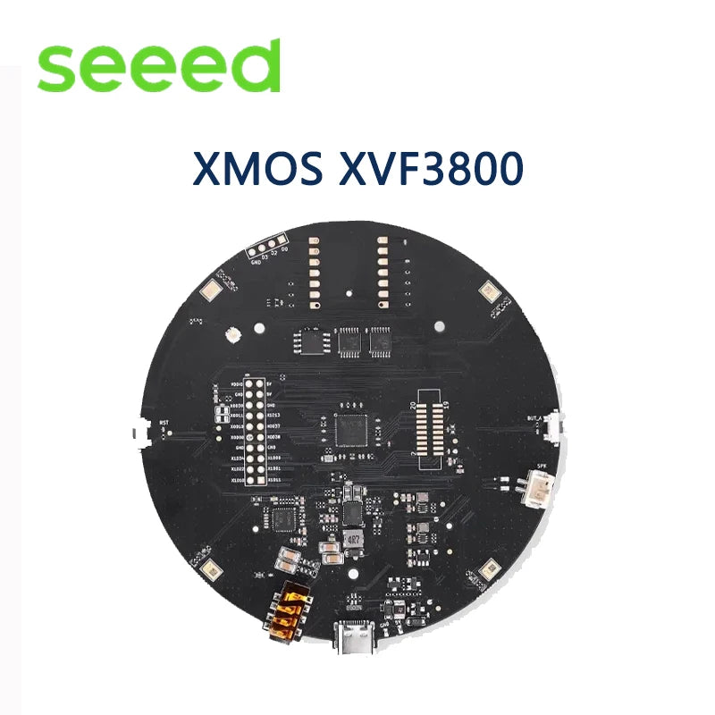 Seeed ReSpeaker Series Mic Array V3.0/USB Mic Array XVF3000 XMOS XVF3800 ESP32S3 AI-powered Optional,4-Mic Array for Clear Voice