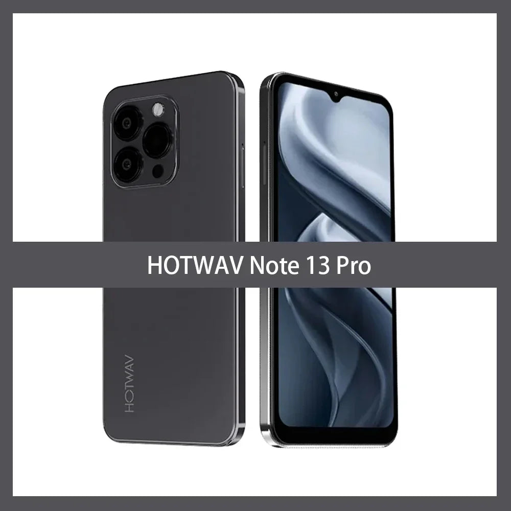HOTWAV Note 13 Pro 6.6 Inch Smartphone HD+ 90Hz 16GB+256GB Mobile Phone 50MP AI Camera 5160mAh 18W Fast Charging Cell Phone NFC