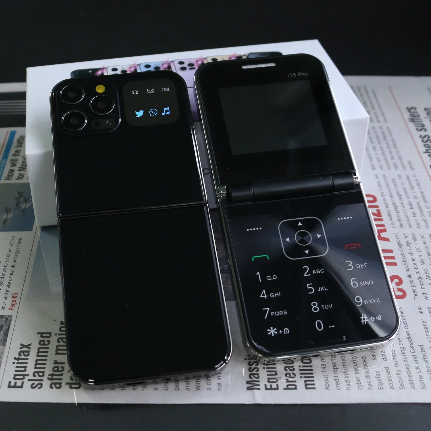 Unlocked Flip Lady Senior Mobile Phone Dual Sim Clamshell Slim Size Speed Dial Torch Magic Voice Blacklist Push Button Phone