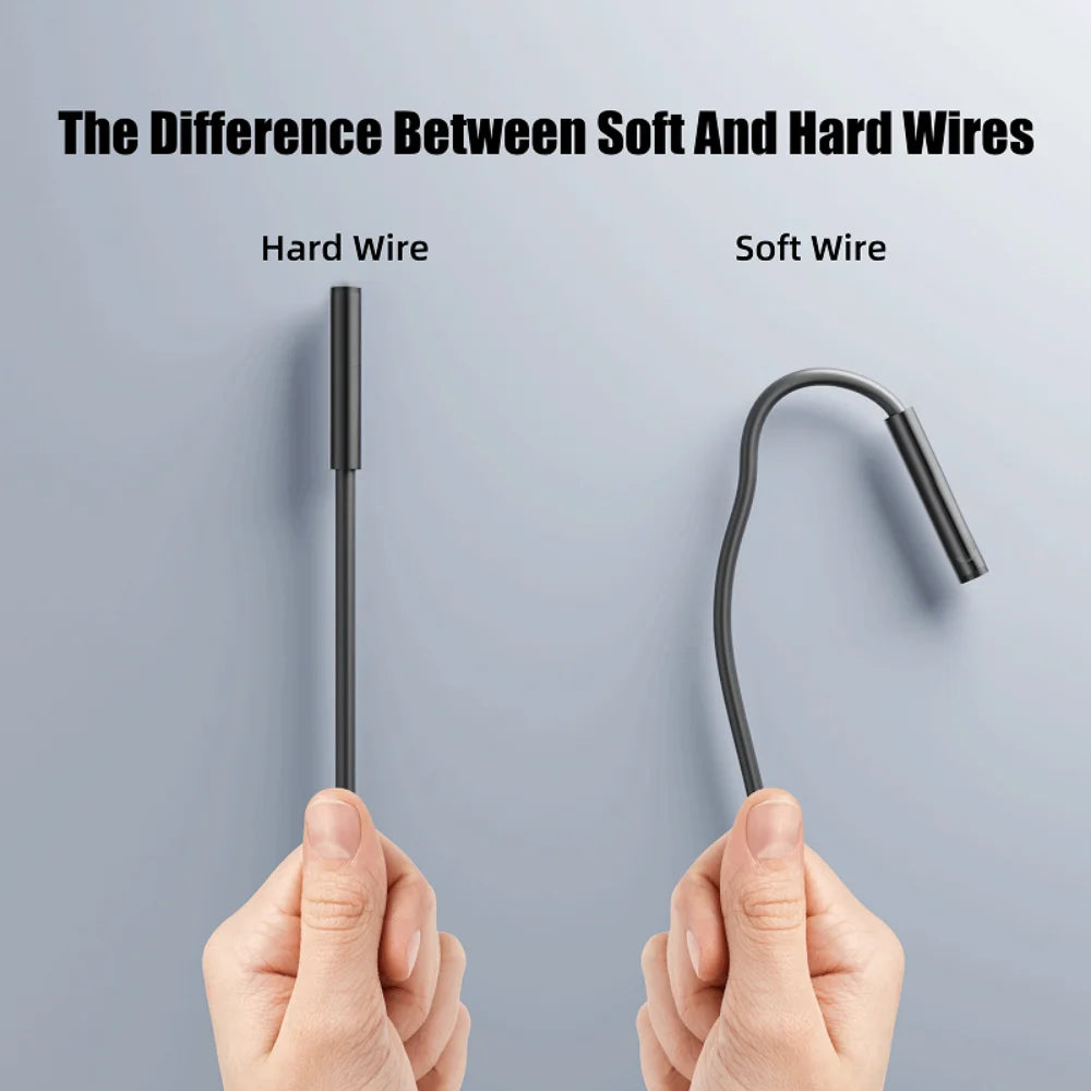 USB Endoscope for OTG Android Phone 5.5mm Borescope Inspection Snake Camera IP67 Waterproof with 6 LED Lights For Type C