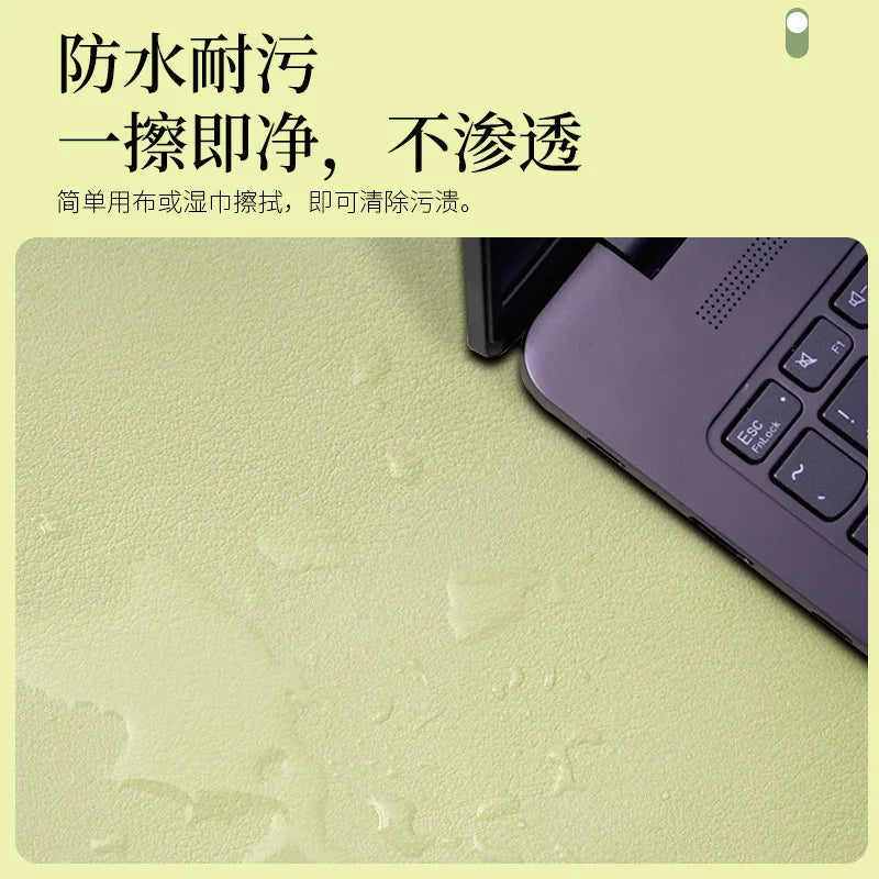 Leather Table cloth for Home Easy Clean Table Protector Waterproof Tea Coaster Large Desk Mat Anti-Slip Gamer Keyboard Mouse Mat