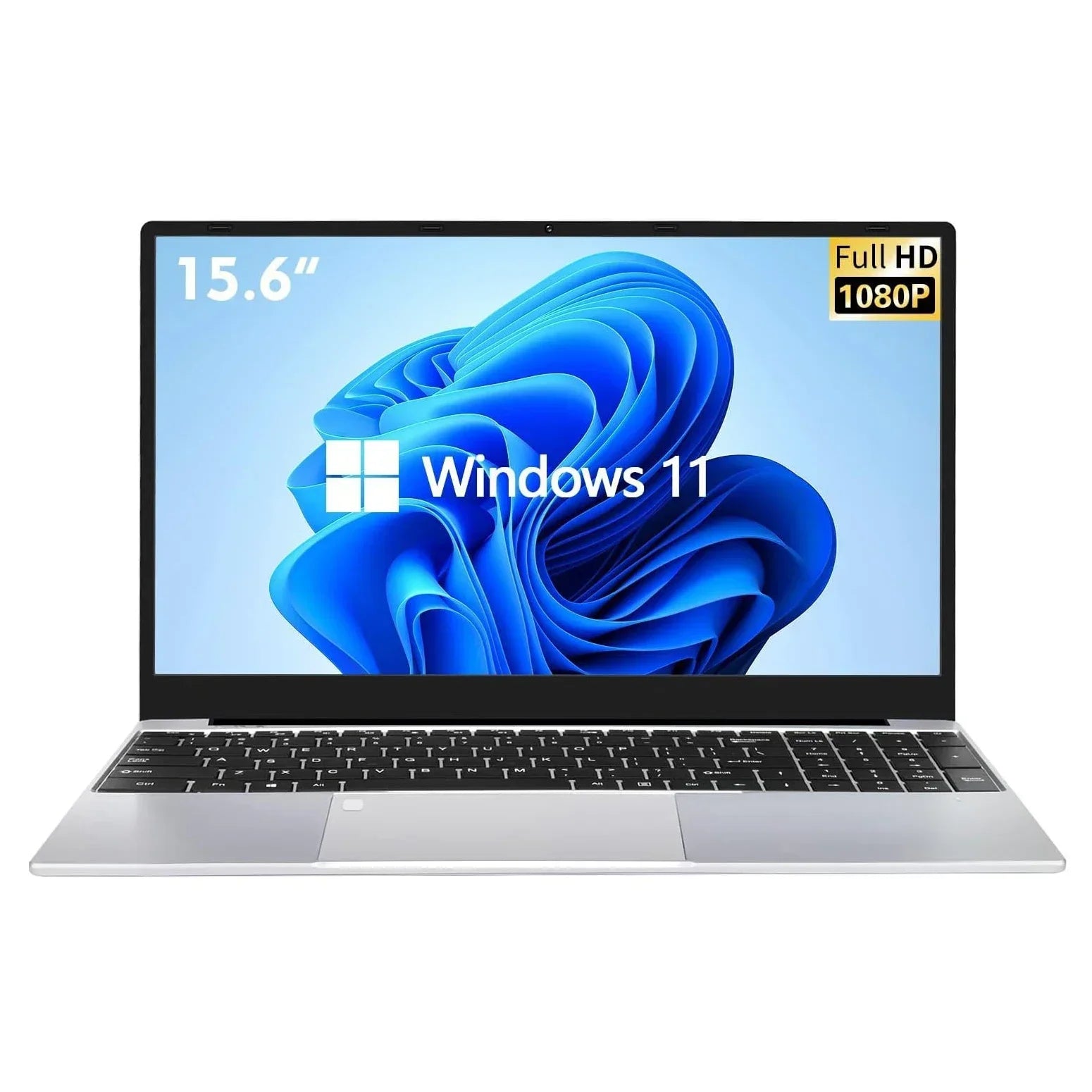 2025 New Notebook 15.6 Inch Laptop Windows 11 Intel Celeron N4000 16GB RAM 1TB SSD Fingerprint Unlock Study Office Pc Laptops