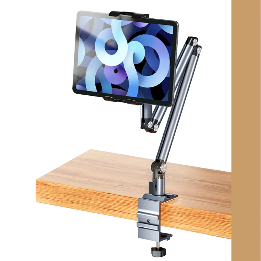 Artpowers Adjustable Tablet Stand Foldable Aluminum Universal Holder 360 Degree Rotation for 4-12.9Inch forVESE Portable Monitor