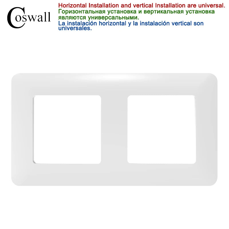 COSWALL DIY Module WIFI / Zigbee Smart EU Wall Socket With PD 20W Type-C & A Dual USB Fast Charger With Power Monitoring Alice