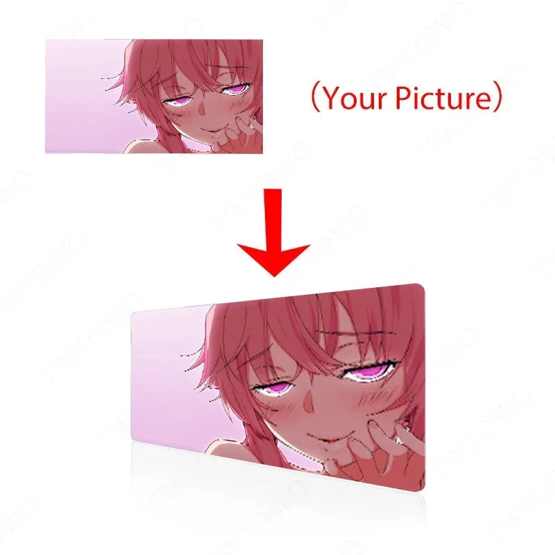 Customized Creative Printed Mouse Pad  Multi-Size Anime Desk Pad Extra Large Mouse matSoft Rubber Desk Pad Gaming Keyboard Mat