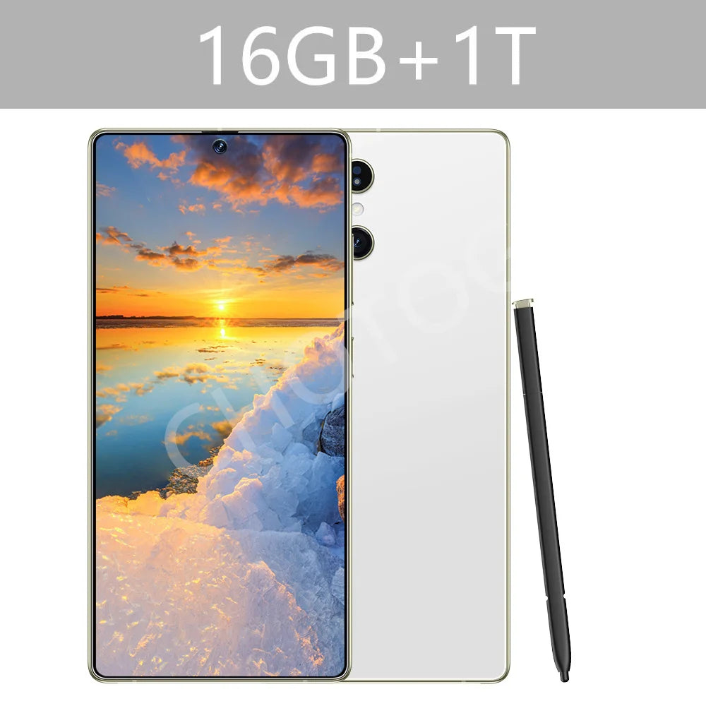 Screen Protector For SMS 25 Ultra Mobile Phones 22GB+2TB Cell Phone Tempered Glass Film For Android Smartphone 7800mAh Cellphone