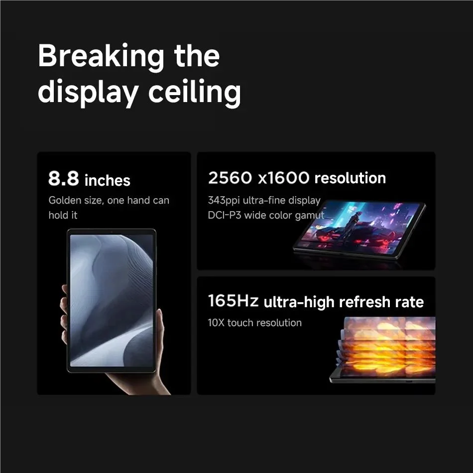 CN Version Lenovo Legion Y700 2025 Tab Gaming Pad Tablet 256GB 512GB Gen 3 8.8" 165Hz Display 6550mAh 68W Charging Android 14