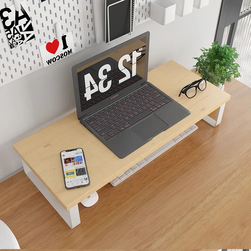 30/40/50CM Base Bracket Monitor Raising Stand Desktop Computer Laptop Shelf Home Kitchen Office Storage Holders Rack Organizer