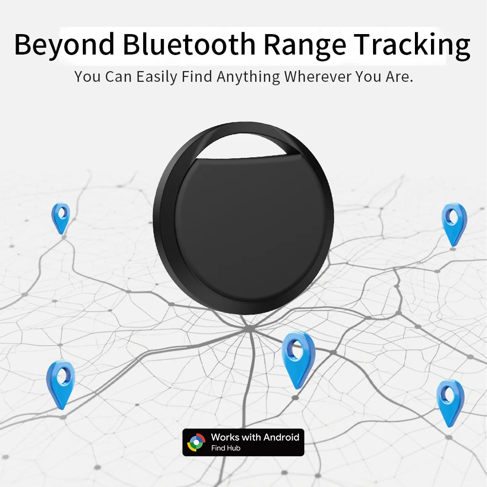 Long-Distance Tracker Positioning Far Away Finder for Android Google's Find Hub Voice Keys Bag Smart Tag for Pixel Motorola GMS