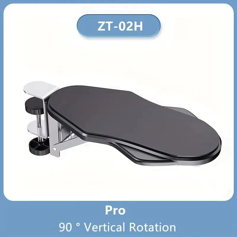 Computer Desk Arm Rest Pad Foldable Ergonomic Wrist Rest Support For Keyboard Armrest Extender Rotating Mouse Pad Holder Rack