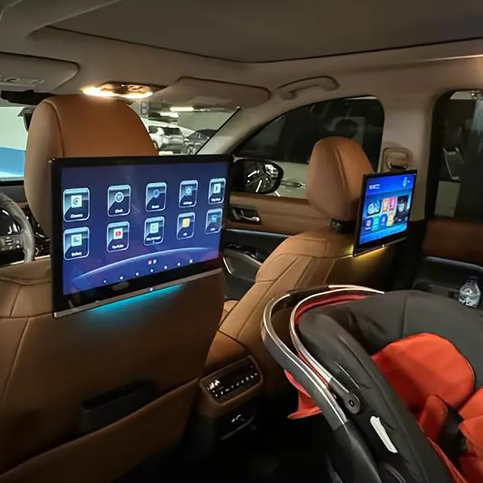 8-Core HD 4K for HD-MI 13.3 Inch IPS Monitor with Android 12.0 Kia Rear Seat Entertainment System CarPlay 8GB+128GB
