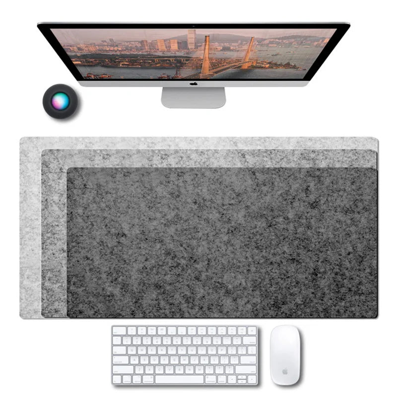 Cushion Large XXL gaming mouse pad Computer Desk Mat Table Keyboard Wool Felt Laptop Desk Non-slip deskpad Mousepad
