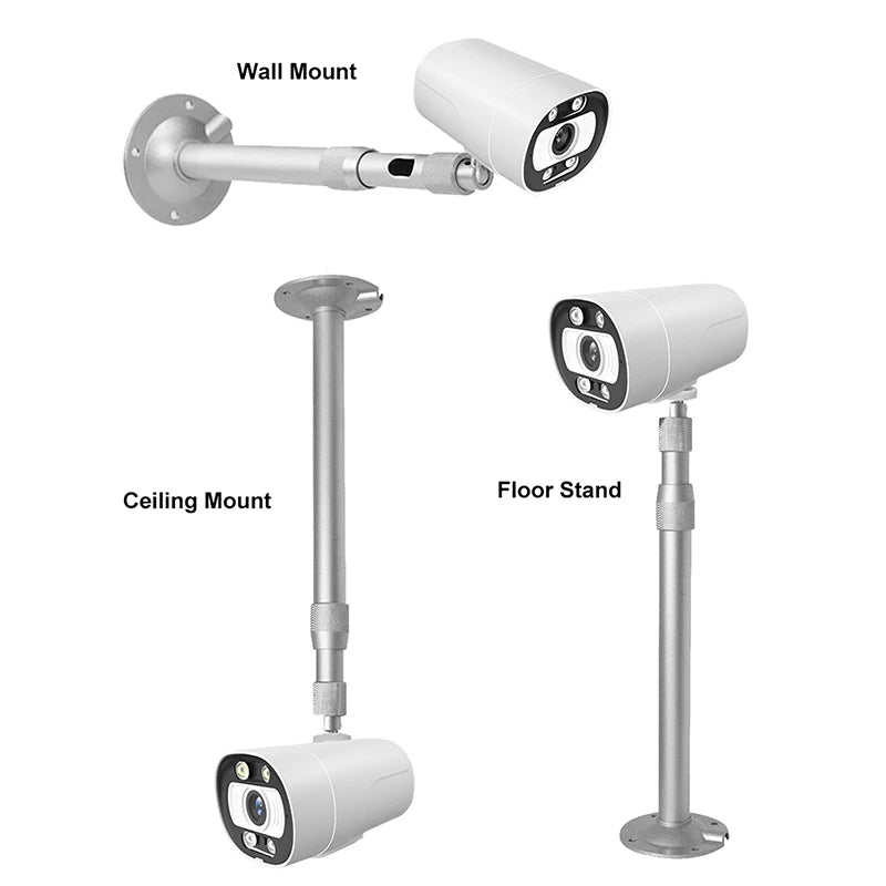 20-40cm 30-60cm 40-80cm Monitor Aluminum Alloy Telescopic Bracket Stand Extension Monitoring Pole Camera Projector Bracket