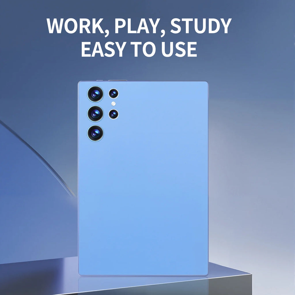 2025 New 10.1 Inch Android Tablet HD Display Octa Core 4GB RAM 64GB ROM Dual SIM WiFi Bluetooth Google Play Tablet PC