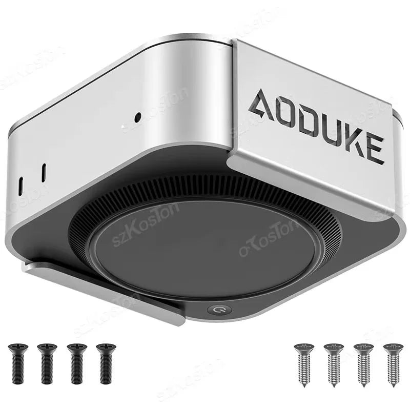 For Mac Mini M4 Desktop Computer Under Desk Stand Metal Mount Holder Behind The VESA Monitor for Mac Mini M4 Pro PC Accessories