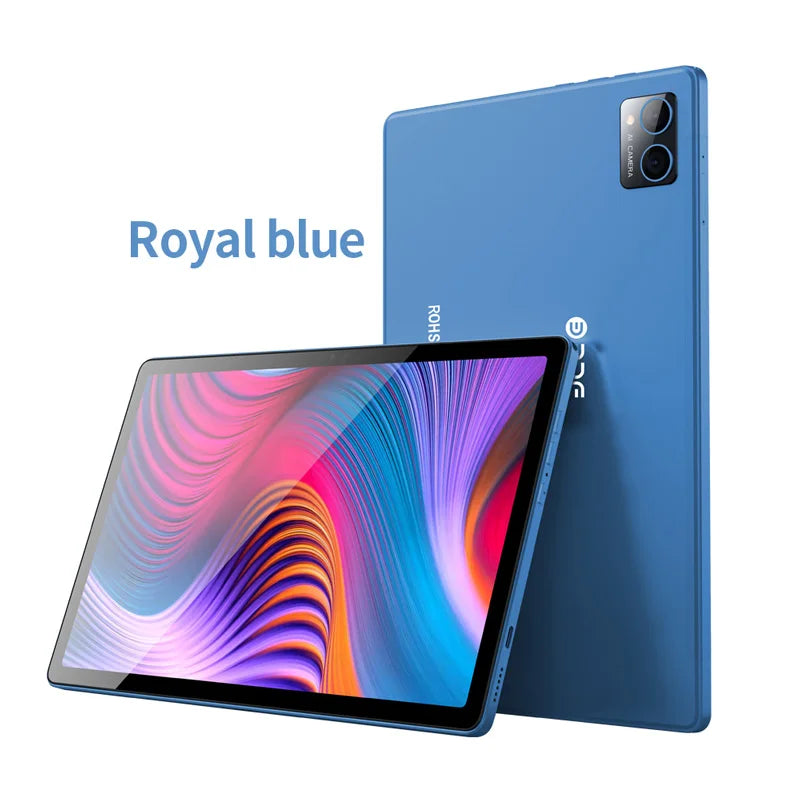 BDF P60 New 10.1 Inch Tablets Android 12 Ten Core 8GB RAM 256GB ROM Dual 4G LTE Phone Call Dual WiFi Bluetooth Google Tablet PC