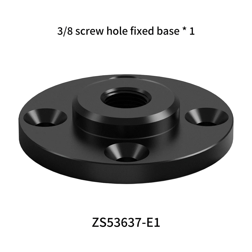 Wall Mount 1/4 3/8 M6 Thread Fixed Plate 17mm Ball Head Adapter for Gopro Camping Light Stand Projector Holder Monitor Bracket