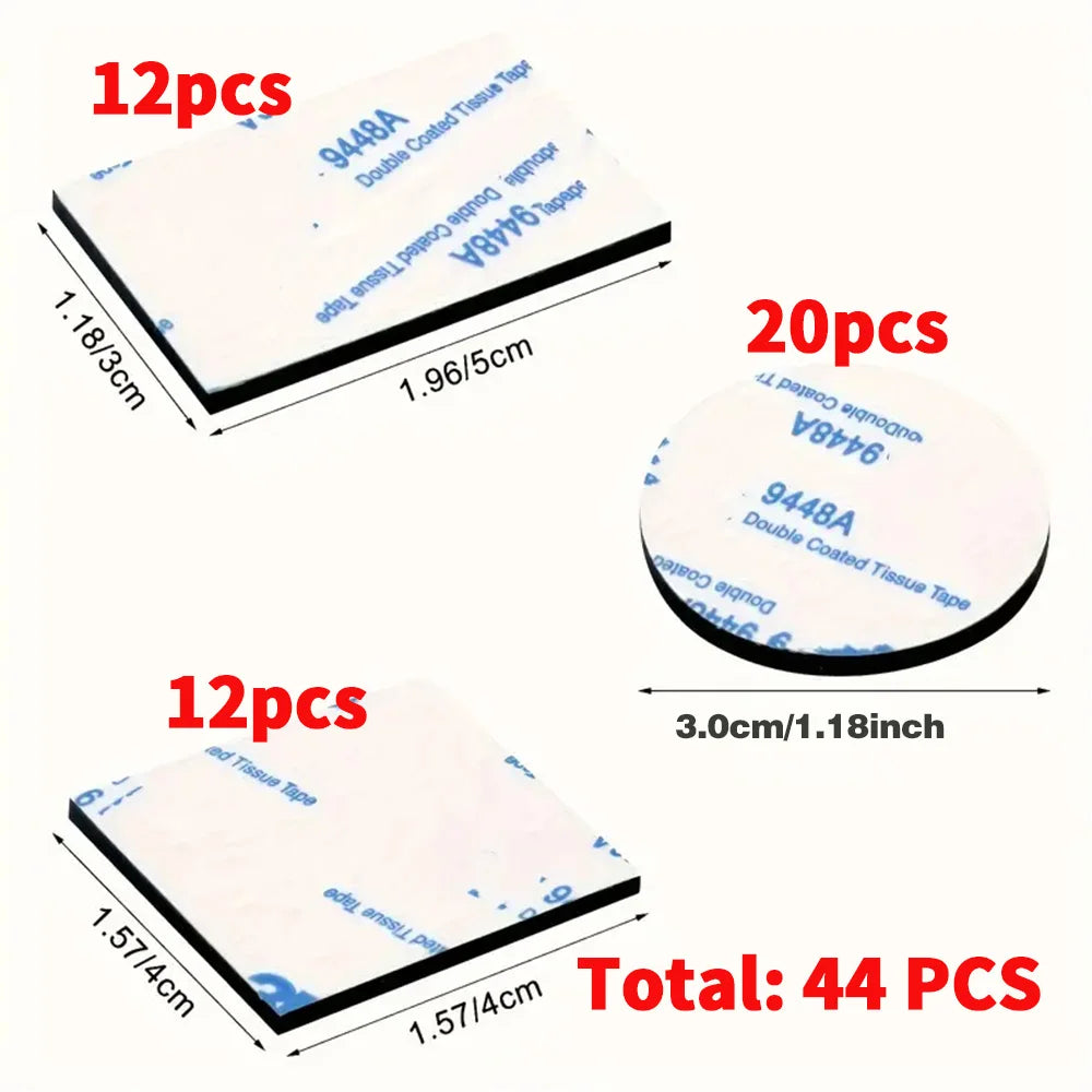 30pcs Double Sided Tape, Wall Tape Suitable For Home, Office, Car, Outdoor Use