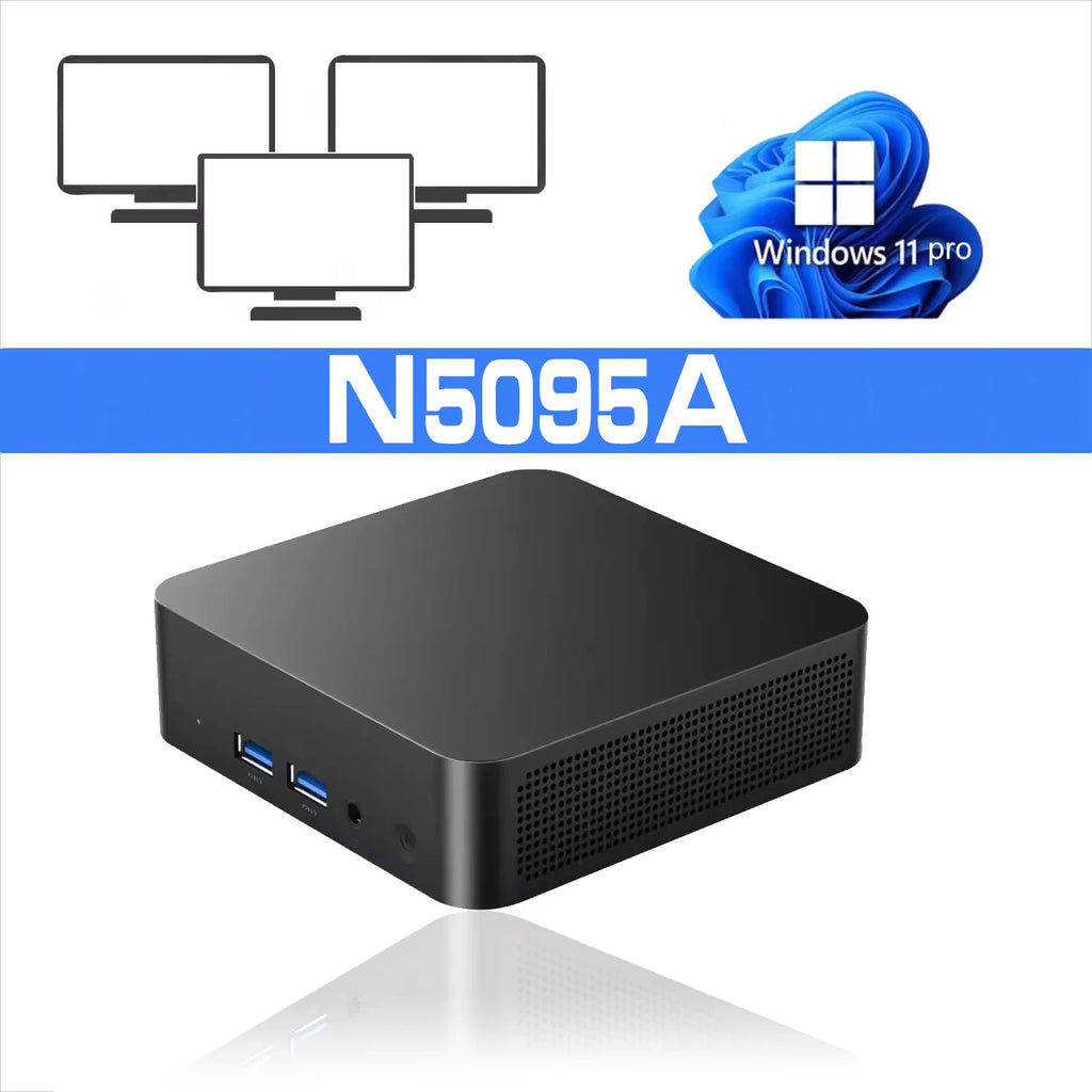 2025 Intel Core i9 8950HK N5095A Mini PC Computer Windows 11 16GB 1TB 2TB 4K Gaming Computer WiFi6 USB Portable Mini Desktop PC