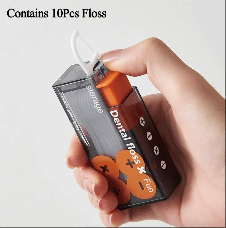 50-1000pcs Portable Dental Floss Toothpicks Teeth Stick Tooth Cleaning Interdental Brush Portable Dental Flosser For Home Travel