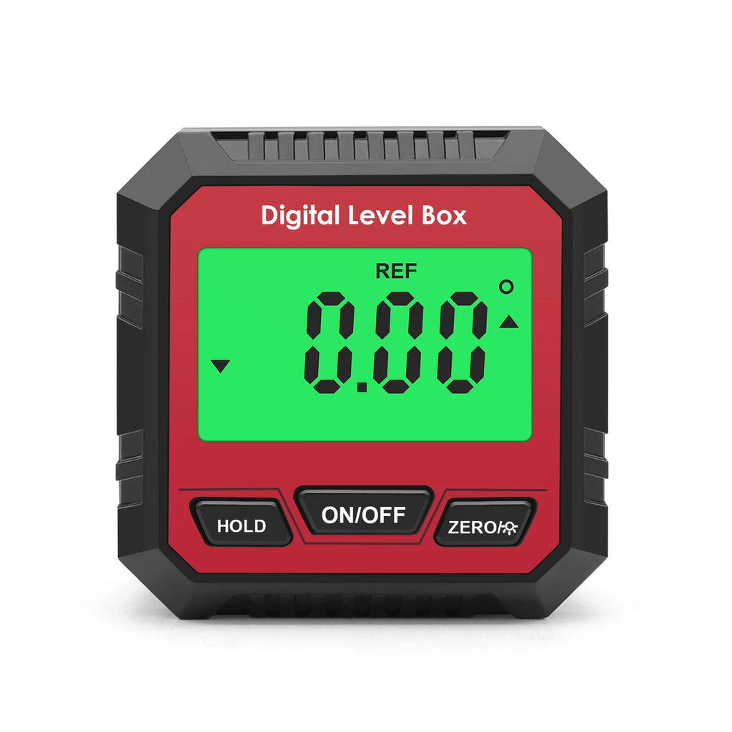 360 Degree Digital Angle Finder Level Box Protractor Bevel Ruler Gauge Inclinometer with Magnetic Based Backlight