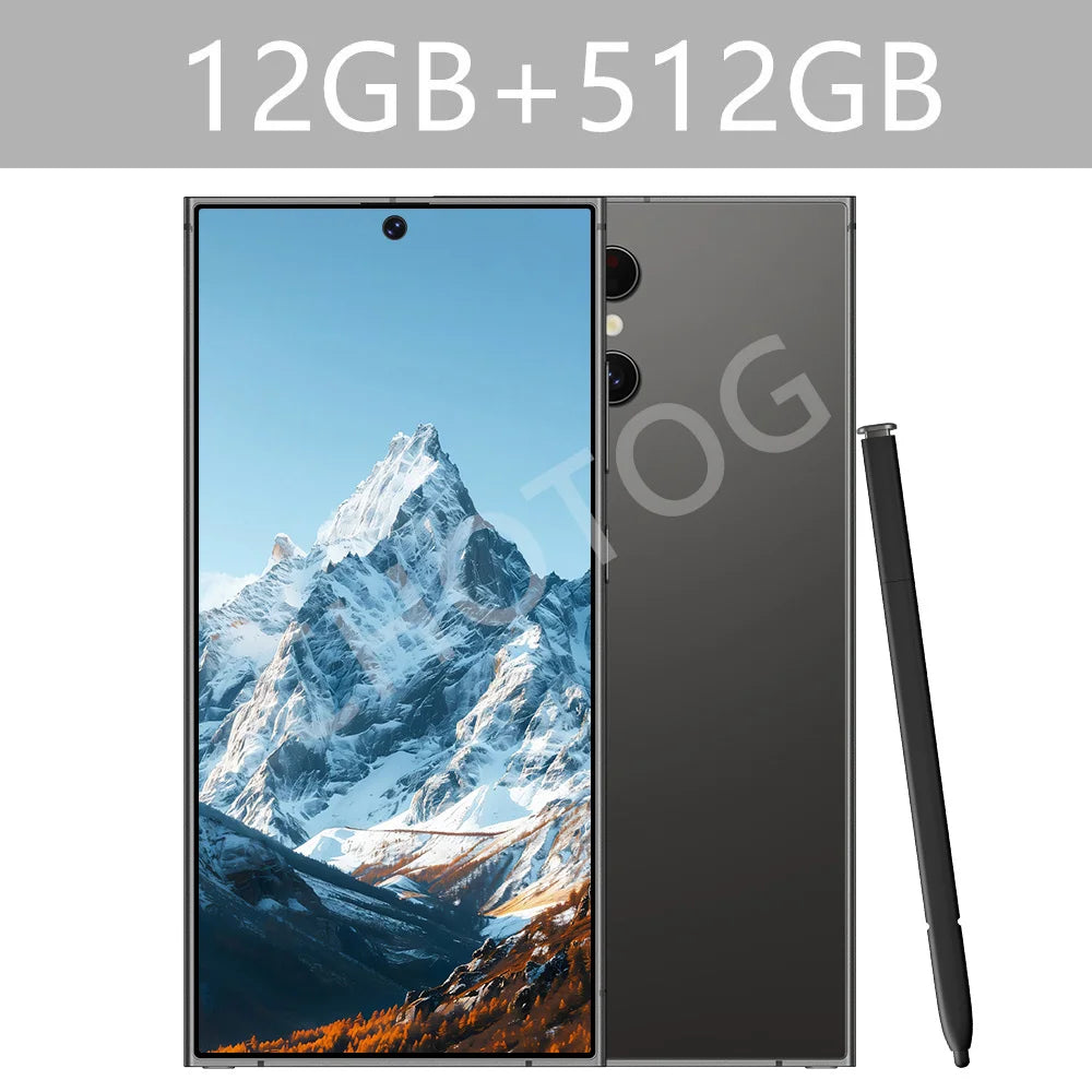 Magnetic Case For Original Cellphones SMS 24 Ultra 5G Dual Sim Smartphone Cases For Android 14 Cell Mobile Phone 22GB+2TB Cover