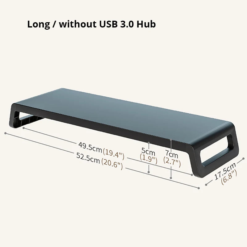 Computer Monitor Stand Riser with or without USB3.0 Hub Monitor Holder Desk Support Keyboard Mouse Storage Fast Shipping